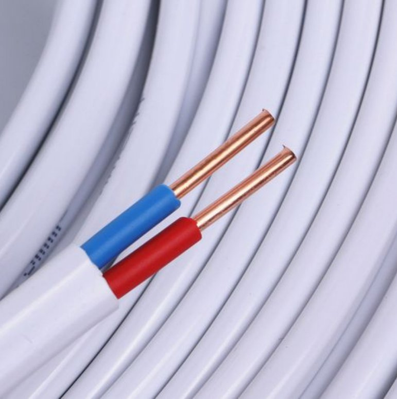 300/500V Câble à plat isolé en PVC BVVB provenant de fournisseurs chinois fiables