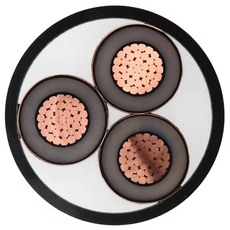 3X150mm2 Tension Moyenne 35kv Câble de Puissance Cu/XLPE/Swa/PVC IEC60502-2 Norme