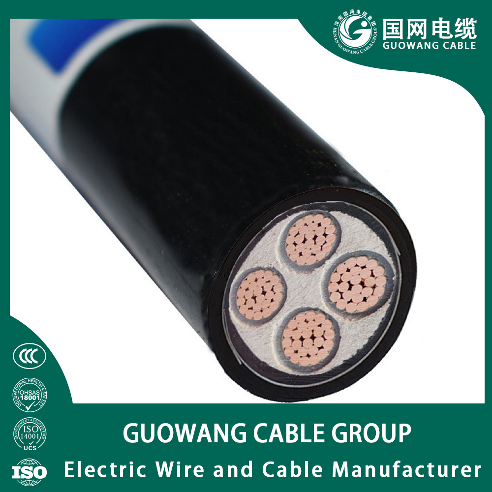 4 Core Copper XLPE Insulated PE Sheathed Sta Armoured Lsoh Wdzn-Yjy23/Yjy23 IEC60502 BS7835 BS6622 VDE N2xserh N2xsery Power Cable