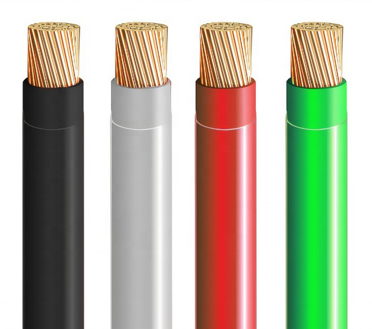 450/750V Copper Core Nylon Jacket Thhn Wires Nylon Braid Cable Building Wire Price