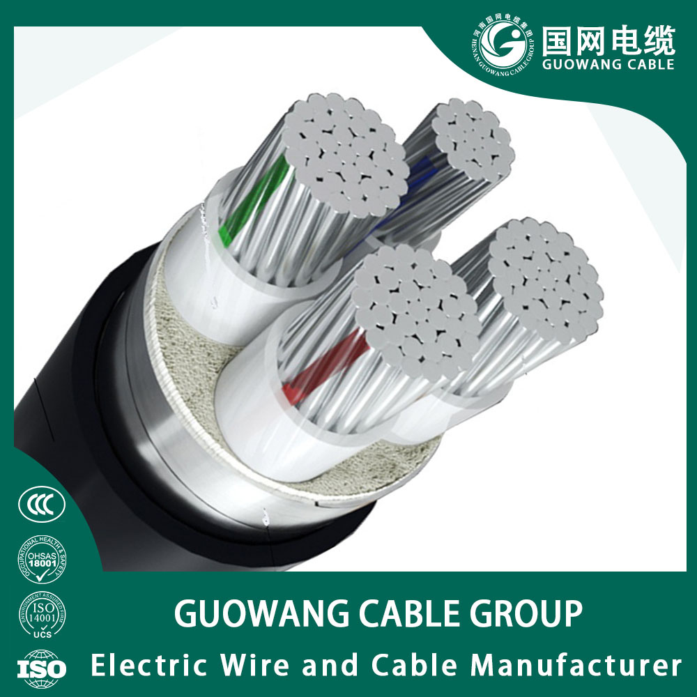 Aluminum Conductor PVC Insulation PVC Sta Armoured Flame Retardant Power Cable