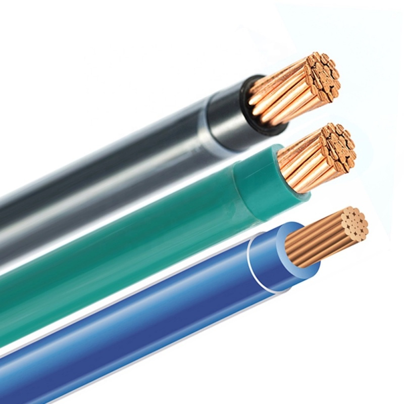 Copper Conductor PVC Insulation Nylon Jacket AWG Standard Thhn Wires