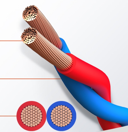 Copper Core PVC Insulated Stranded Connection Soft Wire Twisted Multi-Strand Soft Wire Flower Line Fire Line