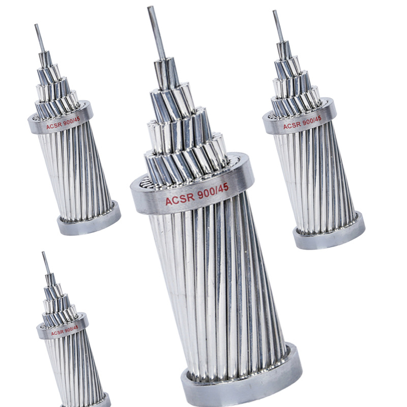 Factory Price 10-500sq mm Bare Electric Power Overhead Conductors Aluminum Cable ACSR with CCC