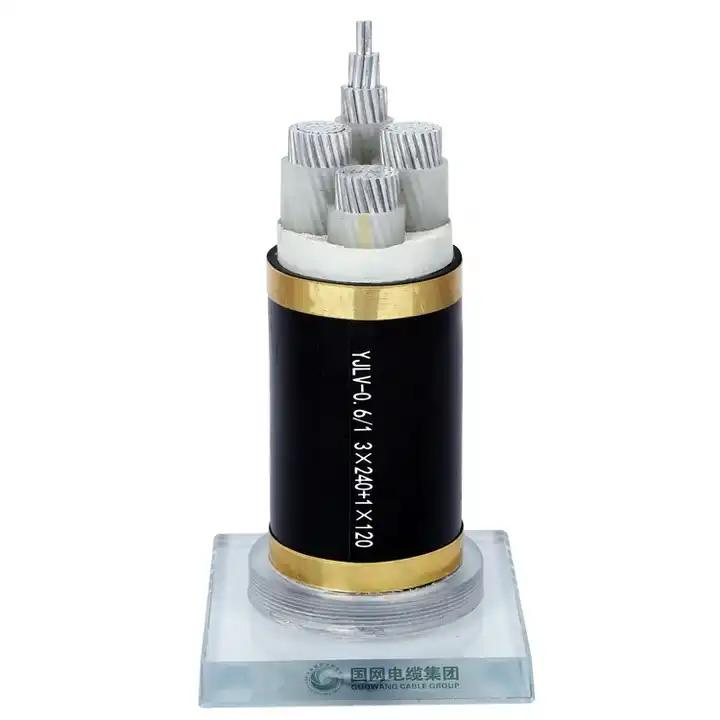 Factory Supplier 0.6/1kv Low Voltage Aluminum Conductor XLPE Insulated Power Cable