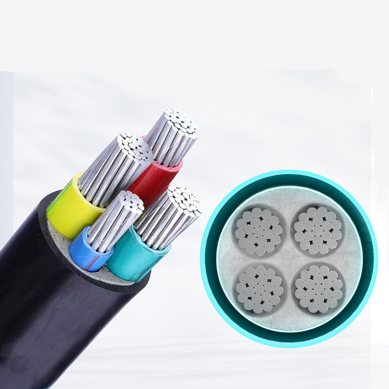 Câble électrique armé en aluminium à conducteurs de moyenne tension avec isolation XLPE et gaine en PVC ignifuge