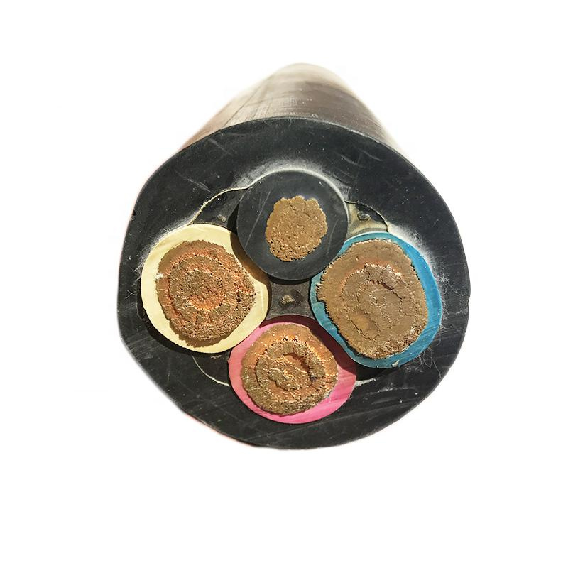 Flexible 450/750V, 300V/500V 1.5-800mm2 China Flat Rubber Cable 35mm2 Submersible Pump