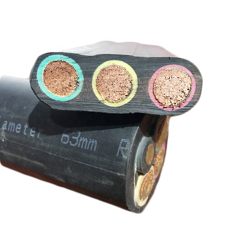 Flexible 450/750V, 300V/500V 1.5-800mm2 China Rubber Cable 35mm2 Submersible Pump
