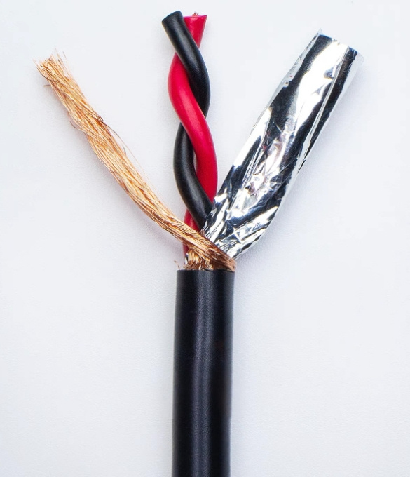 Flexible Multicore High-Density Shielding Braided Mesh NH-Rvsp Oxygen-Free Copper Fire-Resistant Jacket Twist Electric Cable