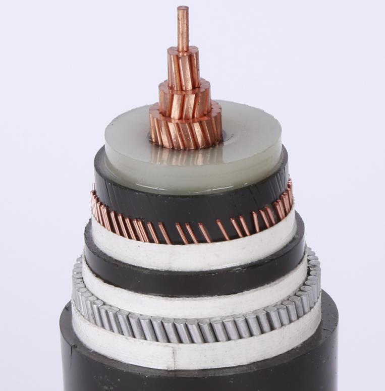 Henan Guowang Medium Voltage Mv Power Cable Cu (Copper) Al (Aluminum) Conductor XLPE/PE Insulation Copper Tape Shield PVC/PE