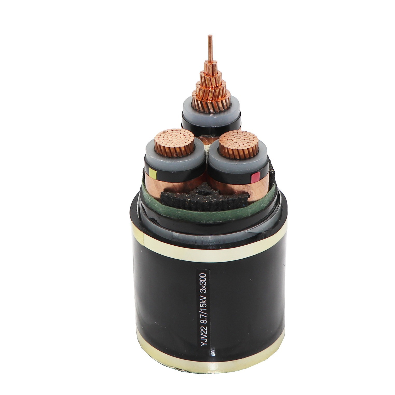 Hennan Guowang Mv High Quality 1.5-300 mm2 3.6/35kv PVC Sheathed Single Core/Multi Core Fabricado En China Power Cable