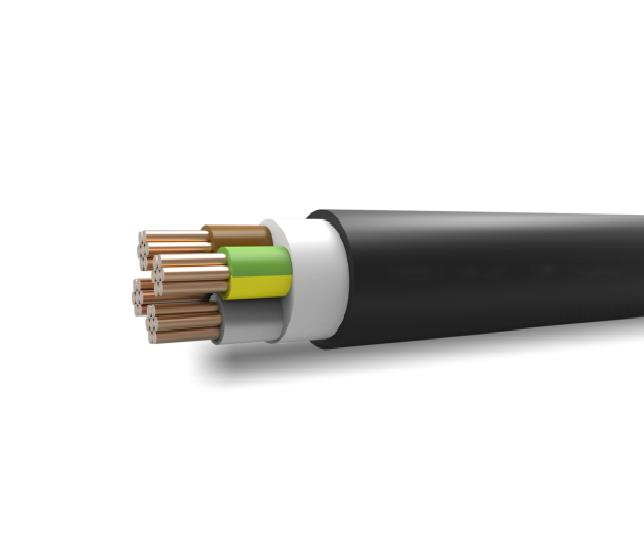 High Quality Nyy-J Nyy-O 600/1000V Flame Retardant Cu/PVC/PVC Low Voltage Nyy Cable