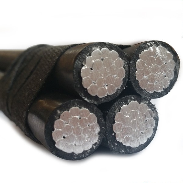 IEC 60332-1-2 Aluminum XLPE-Insulated Overhead Line NFA2X-T NFA2X ABC Cable 4X16 4X25 3X70+2X16