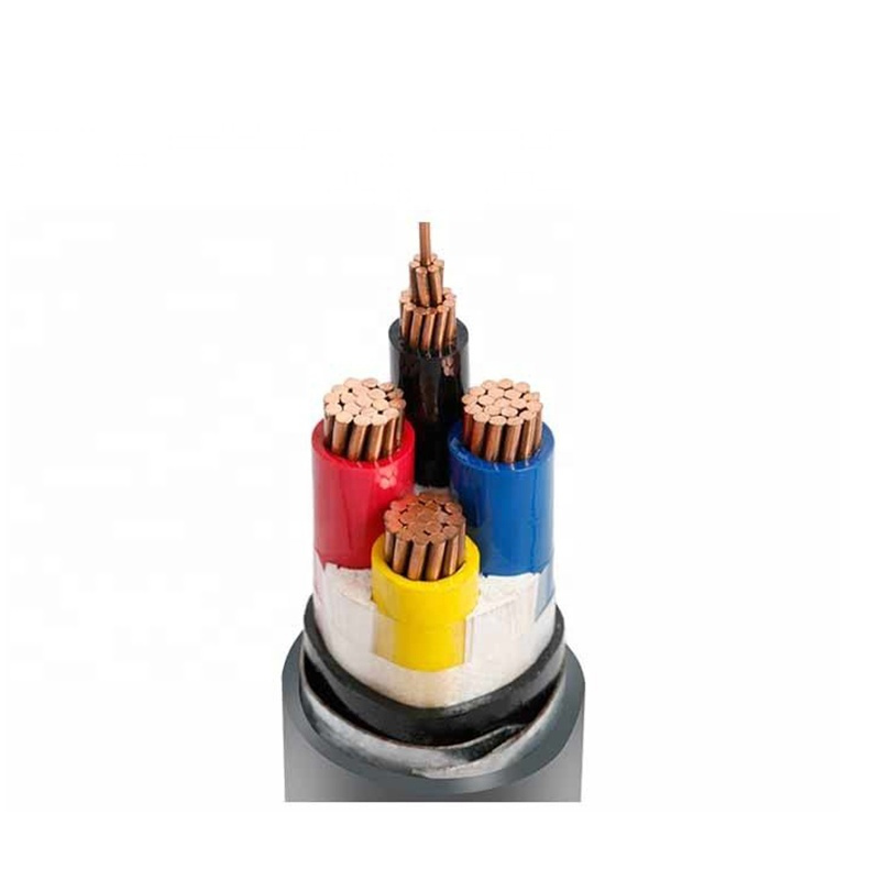 Câble d′alimentation armé à isolation XLPE et gaine en PVC IEC 60502 0.6/1kv 4