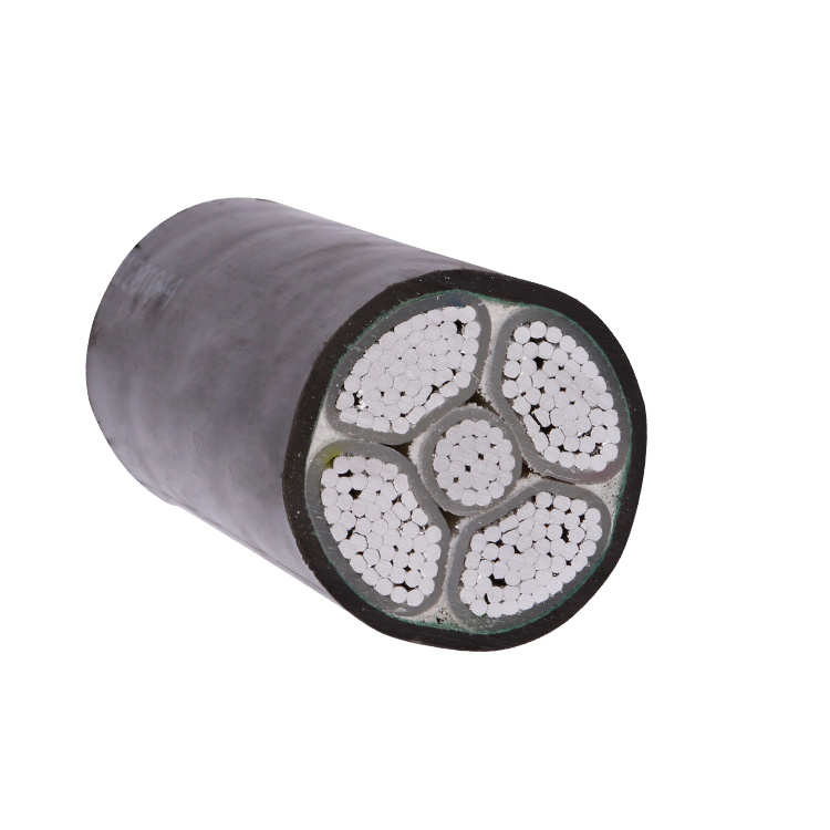 IEC Standard 0.6/1kv 4 Core PVC Cable Nyy 4X6mm 4X16mm 4X25mm