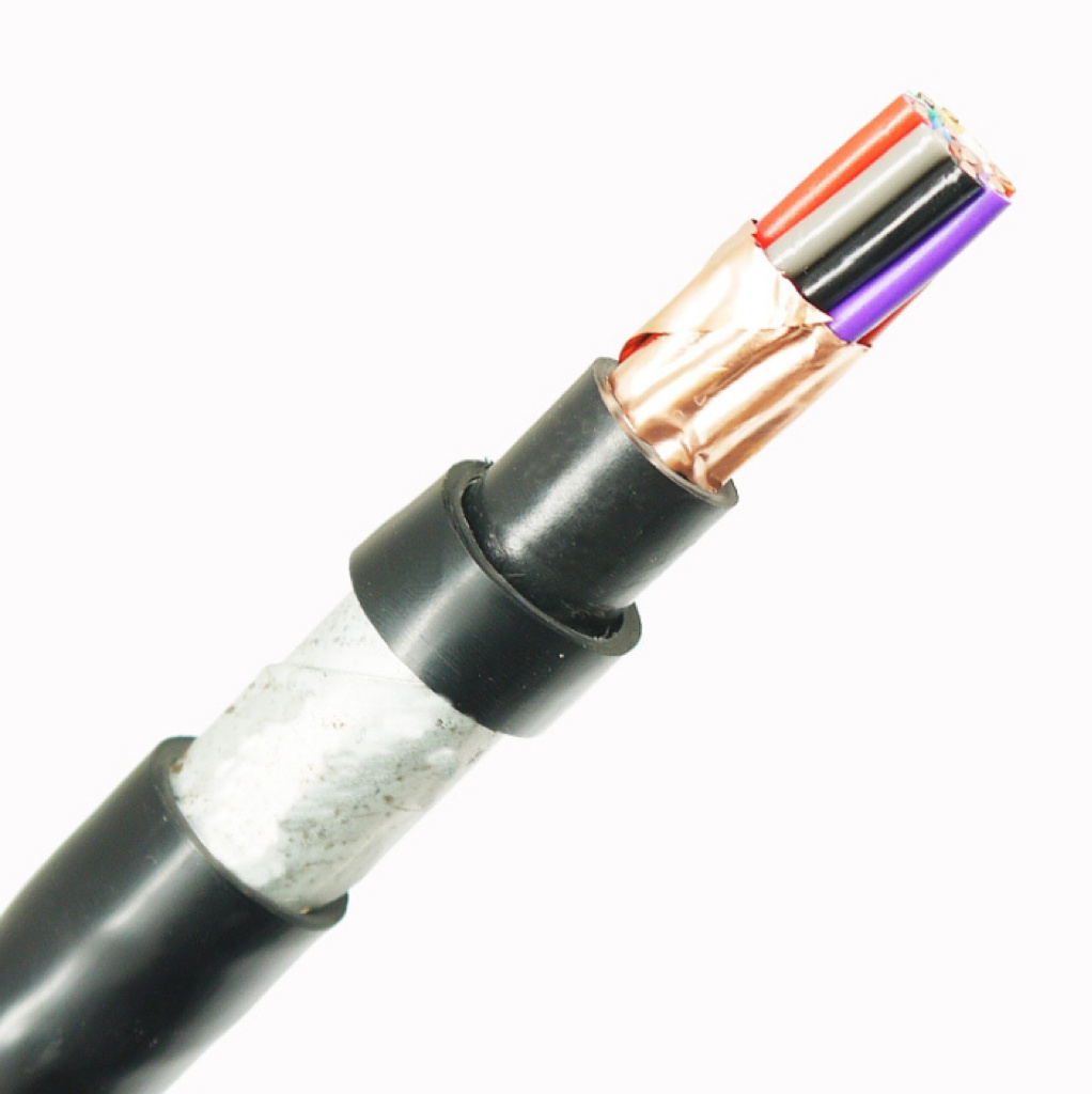 LSZH Zr-Kvvp2-22 Copper Strip Shield Sta Copper Conductor Control Cable Solid Conductor PVC Insulation PVC Jacket Low Voltage Power Cable