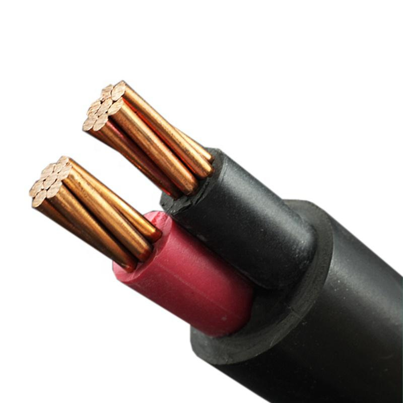 LV 2 Cores Yjv 0.6/1kv Copper Conductor/XLPE Insulated /PVC Sheathed Power Cable