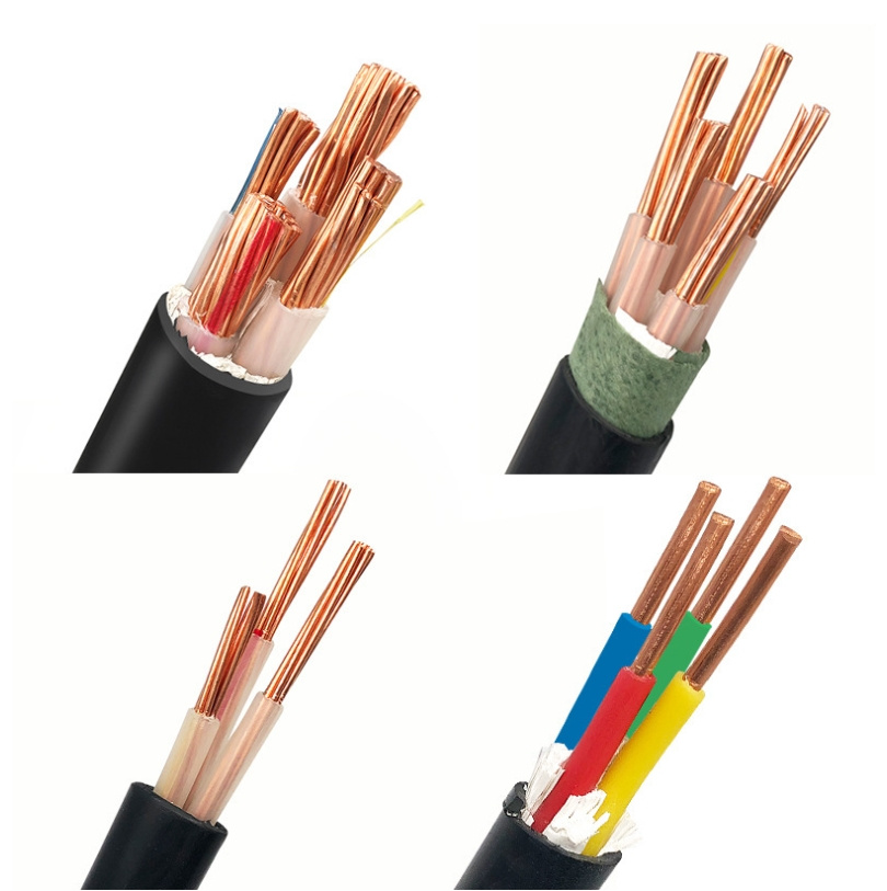 Low Voltage VV 5core Copper Core PVC Insulated PVC Sheathed Power Cable Insulated Power Cable