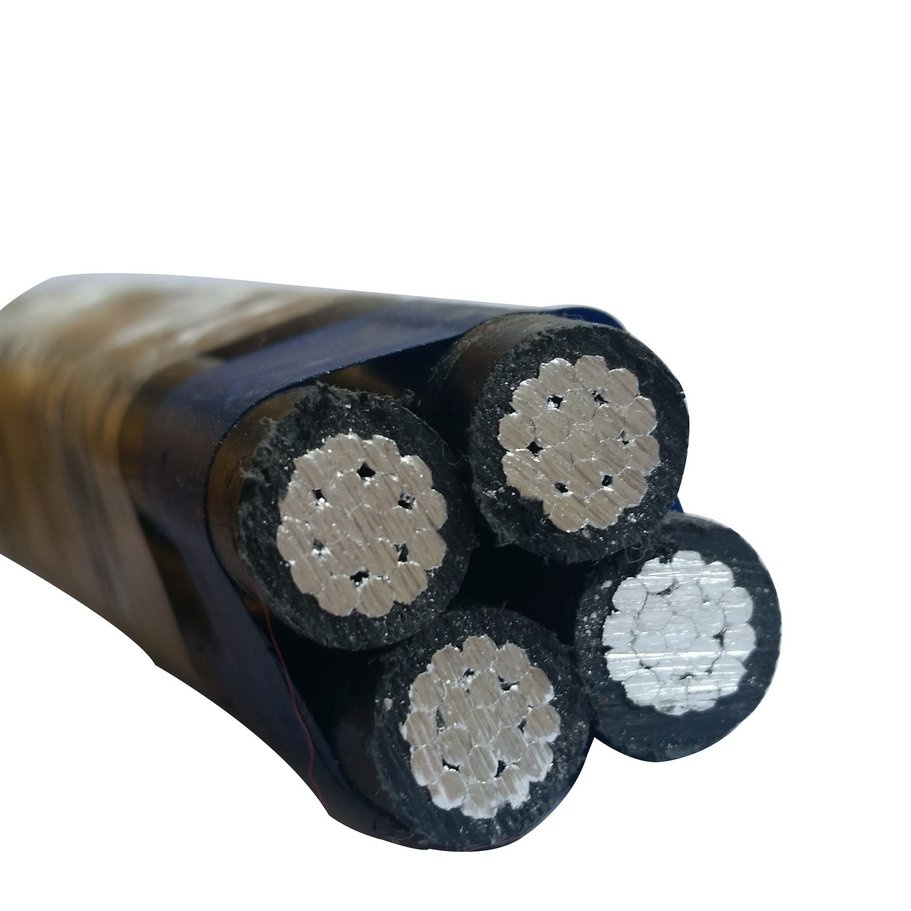 Low and Medium Voltage ISO Approved Duplex ABC Aerial Bundle Cable