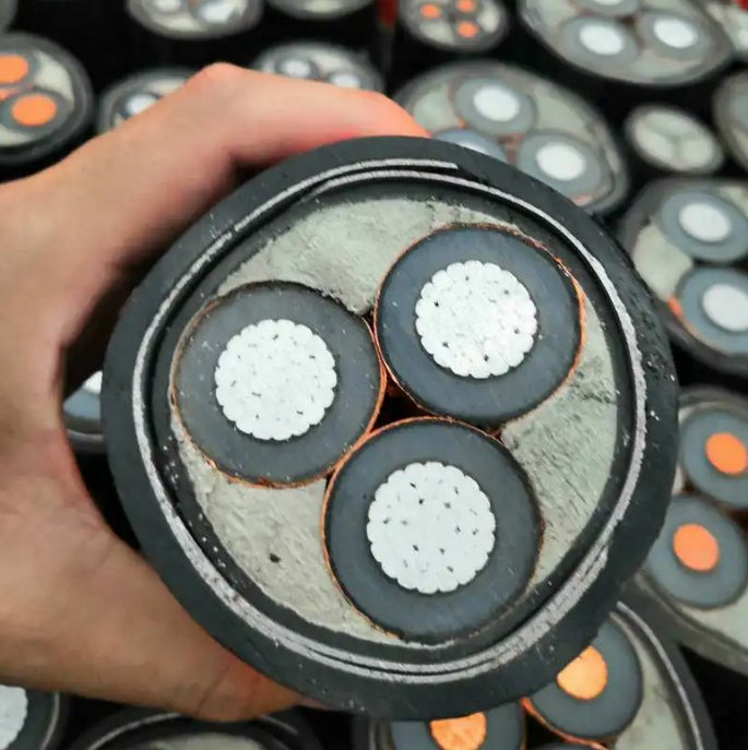 Low and Medium Voltage XLPE Insulated PVC Sheath Sta/Swa Armoured Electric Cable Cu/Al Conductor Aluminum Copper Power Cable
