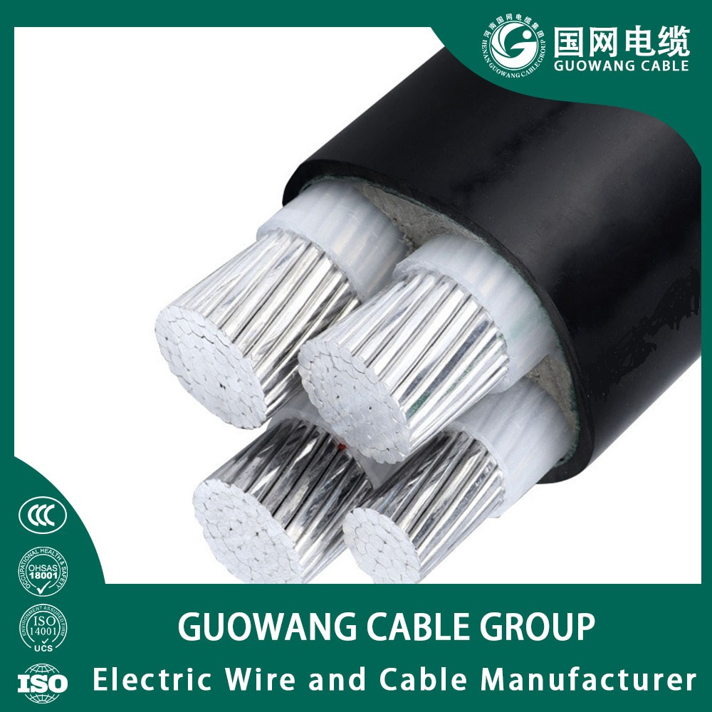 Multi Core Aluminum Conductor PVC Insulation PVC Sheath Flame Retardant Power Cable