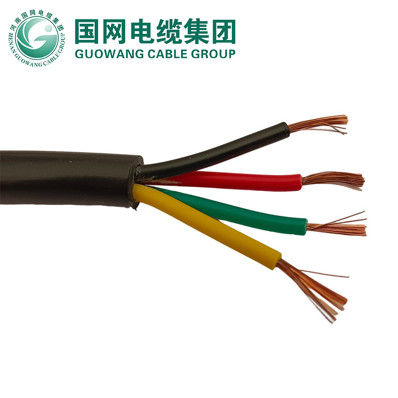 Cable de múltiples núcleos, núcleo de cobre, aislamiento de PVC, funda de PVC, cable flexible, cordón Rvv H05VV-F cable eléctrico