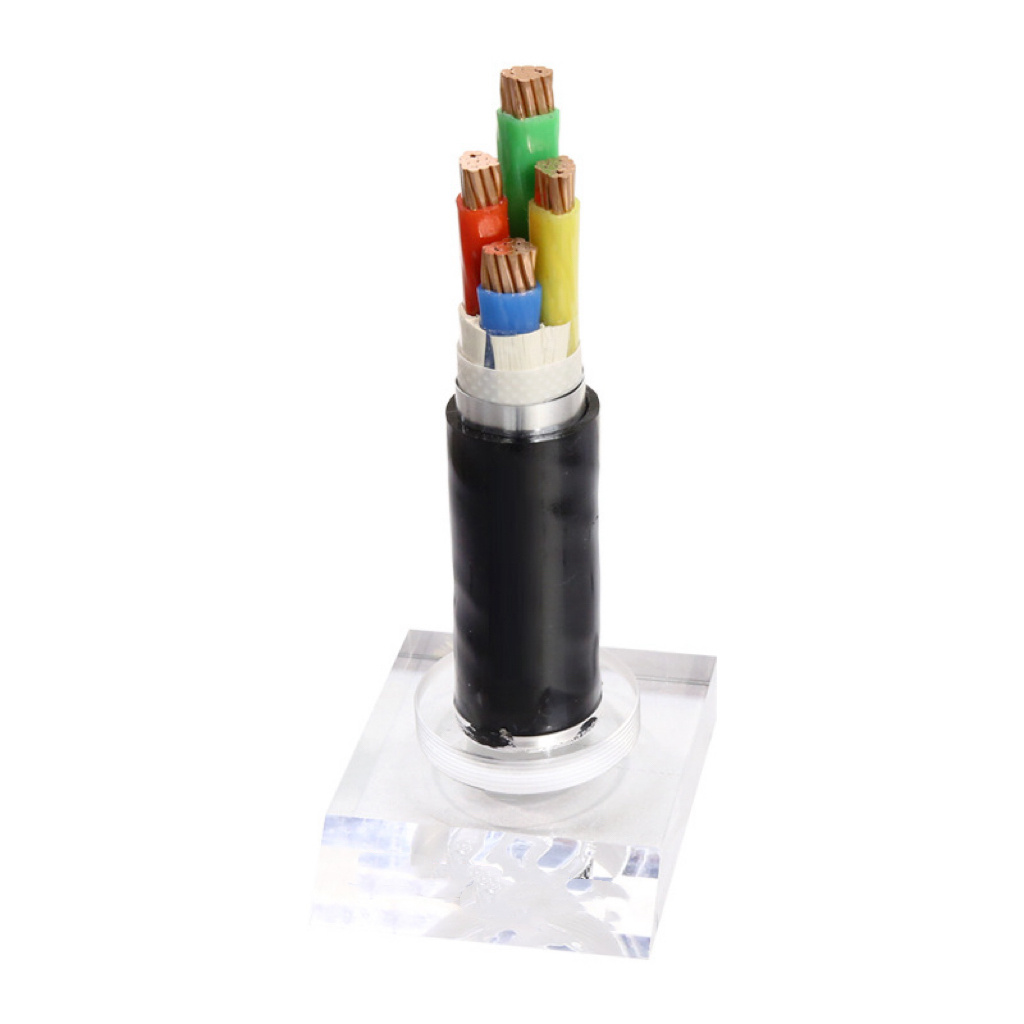 Multi Core Cu Conductor XLPE Insulated Steel Tape Armoured Sta PE Sheathed Temperature Resistant Low Smoke Halogen Free Power Cable