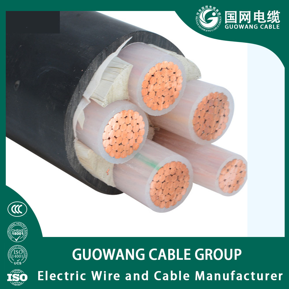 Multi Core LV Copper Conductor PVC Insulation PVC Sheath Flame Retardant Power Cable