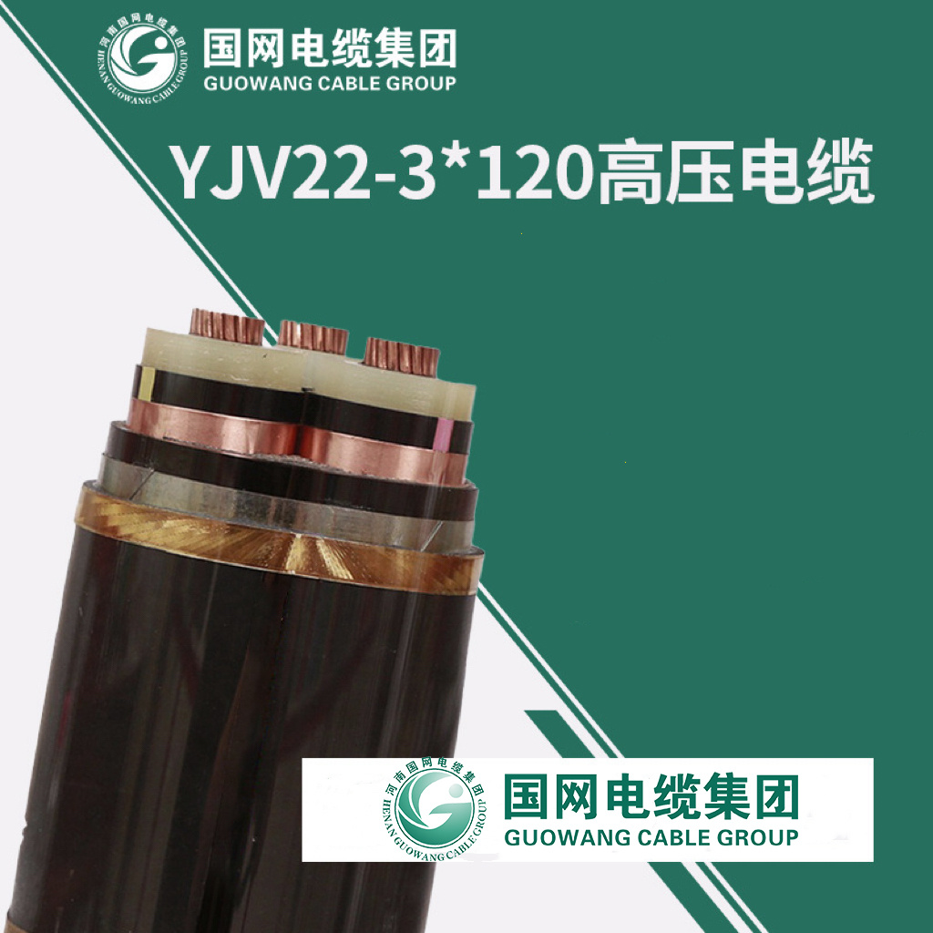 Mv Armoured Cable N2xy/N2xcy 3 Cores 120mm2 XLPE Insulated PVC Sheathed Copper Conductor Sta Armoured Electric Power Cable
