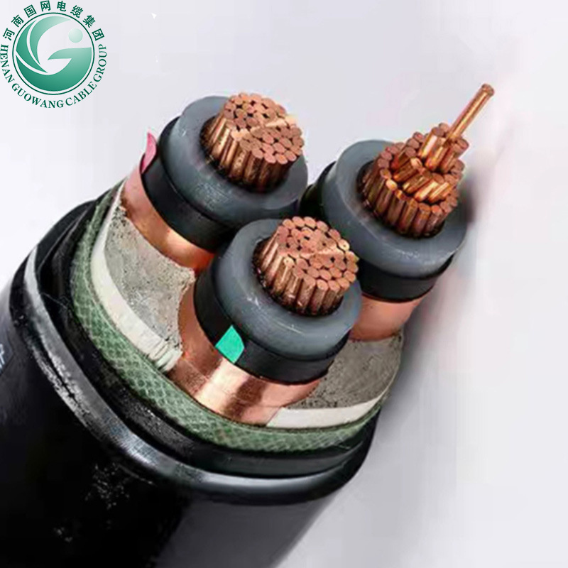 Câble électrique avec conducteur en cuivre/aluminium, isolation en XLPE, gaine en PVC/PE, armure en Swa/Sta/ATA
