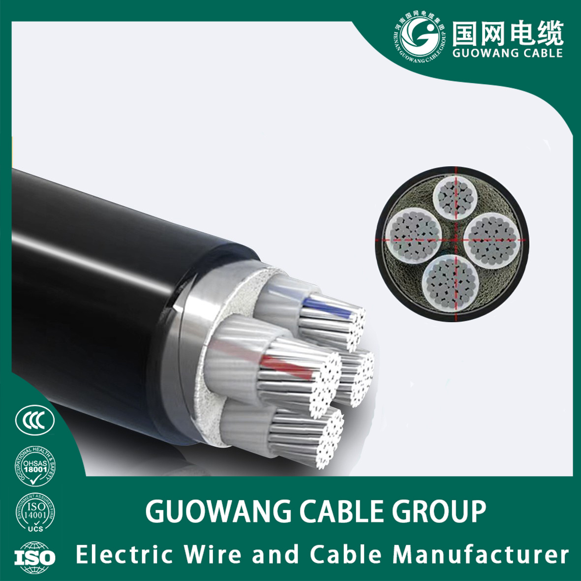 Na2xy Na2X2y Na2xsy Medium Voltage Al Core Insulation Sheath Armoured Flame Retardant Power Cable