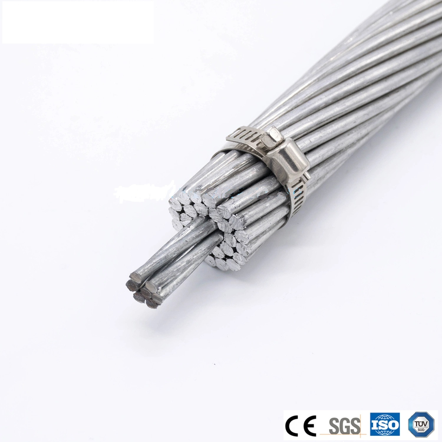 Overhead Distribution/Transmission Line Aluminum Conductor Steel Reinforced Bare ACSR Conductor Power Cable