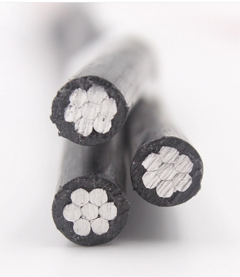 Overhead Insulated Service Drop Cable Aerial Bundle Cable Jklv 1kv Aluminum Conductor PVC Insulated Service Drop Wire
