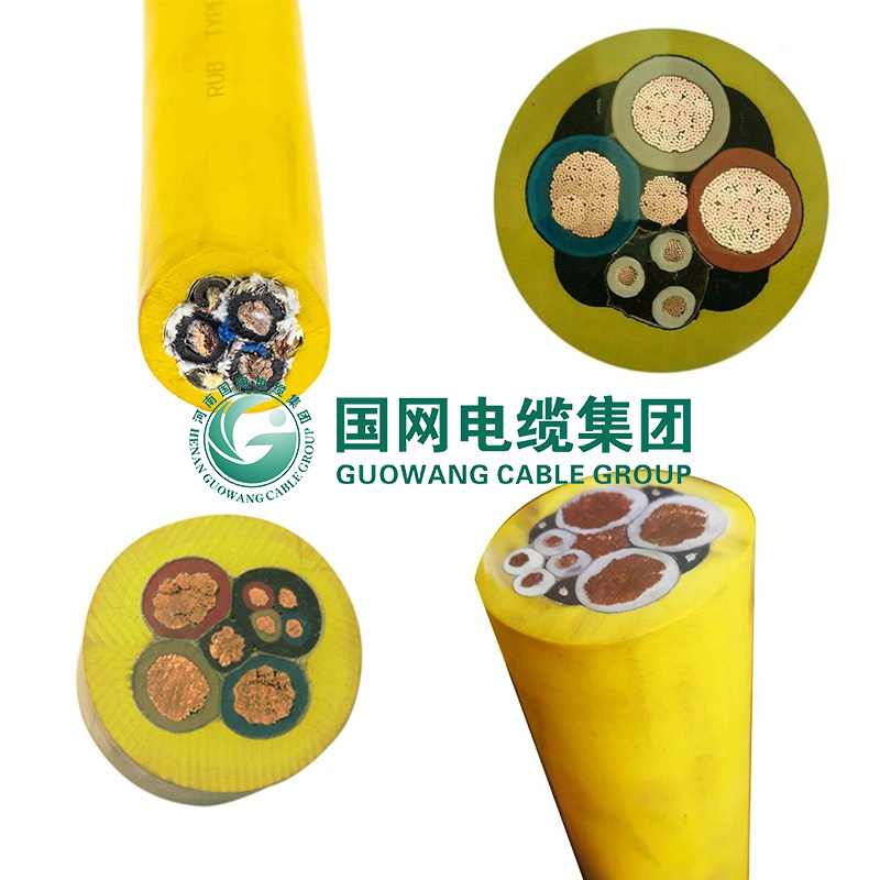 Rated Voltage 300/500V Copper Conductor Superflex Medium-Duty Rubber Sheathed Flexible Cable