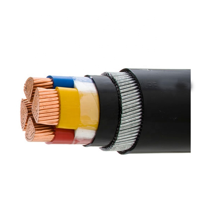 Red Copper Wire Multi Cores PVC Power Cable XLPE/PVC Insulated