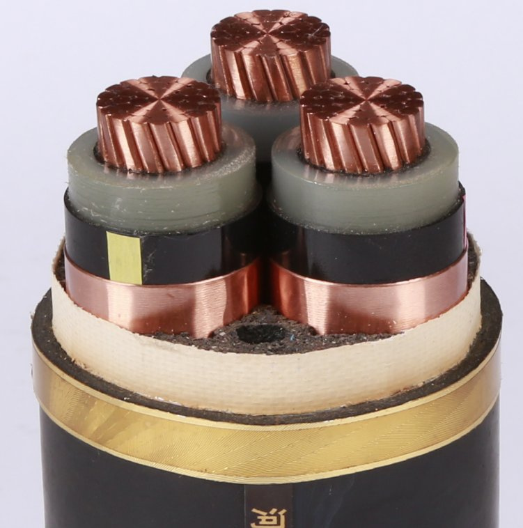 Red Copper Wire Round Wooden Drum/According to Your Requirement XLPE Low Voltage PVC Cable