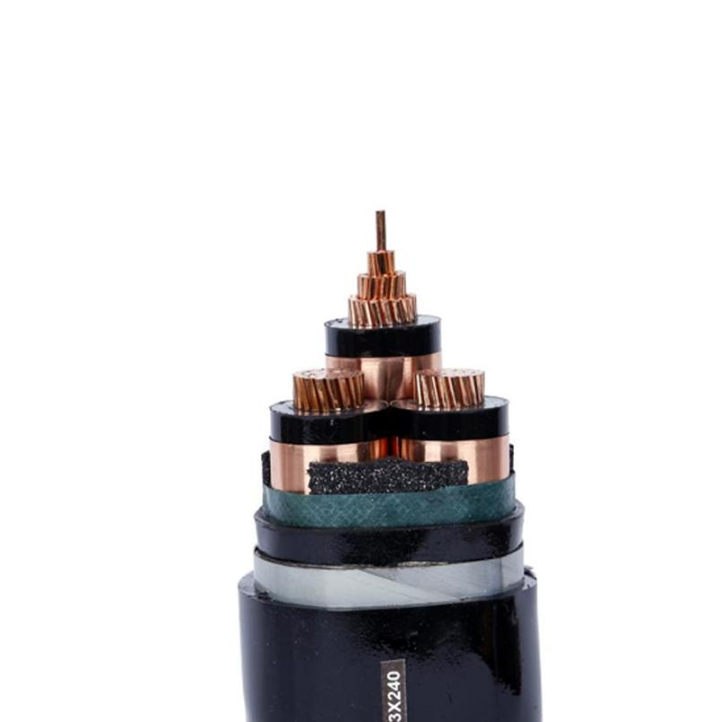 Screen N2xs (F) 2y 12/20kv Power Cable XLPE MDPE Sheath 1X400/35mm2