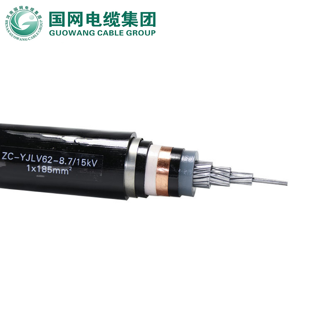 Single Core Zr-Yjlv62 0.6-35kv Non-Magnetic Steel Tape Armoured Cable Aluminum Conductor XLPE Insulated PVC Sheathed Swa Power Cable