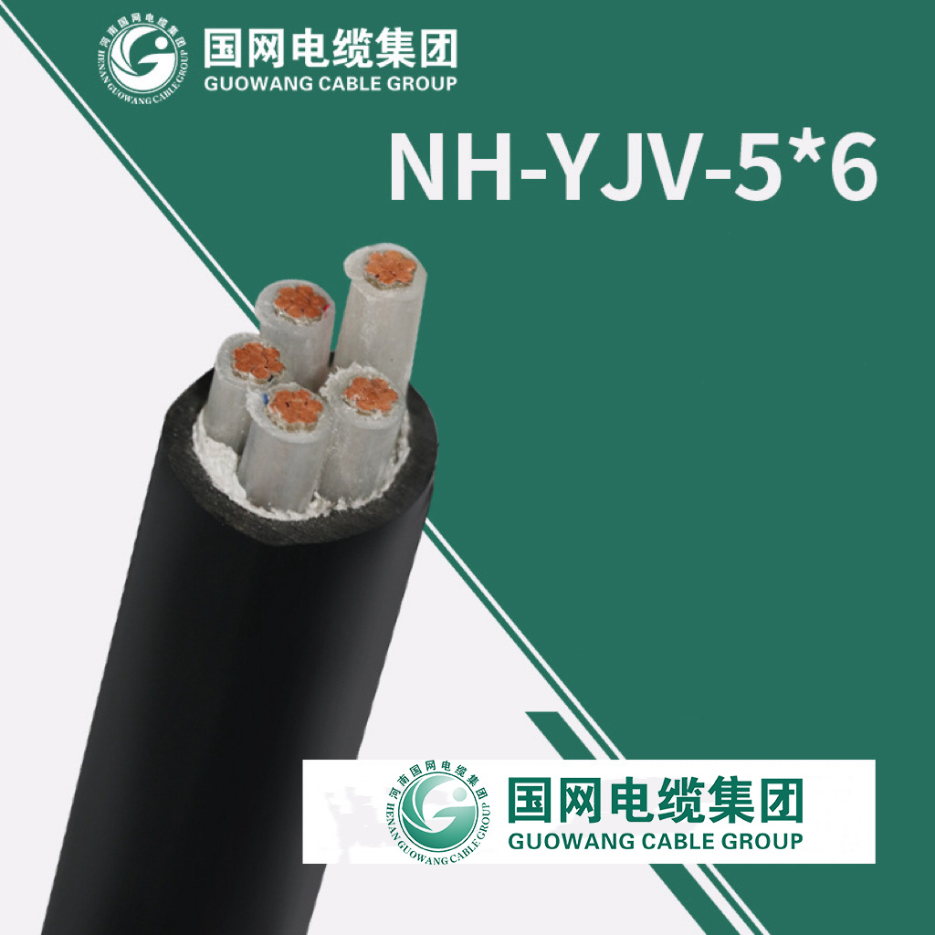 U1000 R2V RO2V Construction Industrial N2xy/N2xcy/Yjv 5*6mm2 LSZH XLPE Insulated PVC Sheathed Rigid Copper Conductor Fire Resistant Electric Power Cable