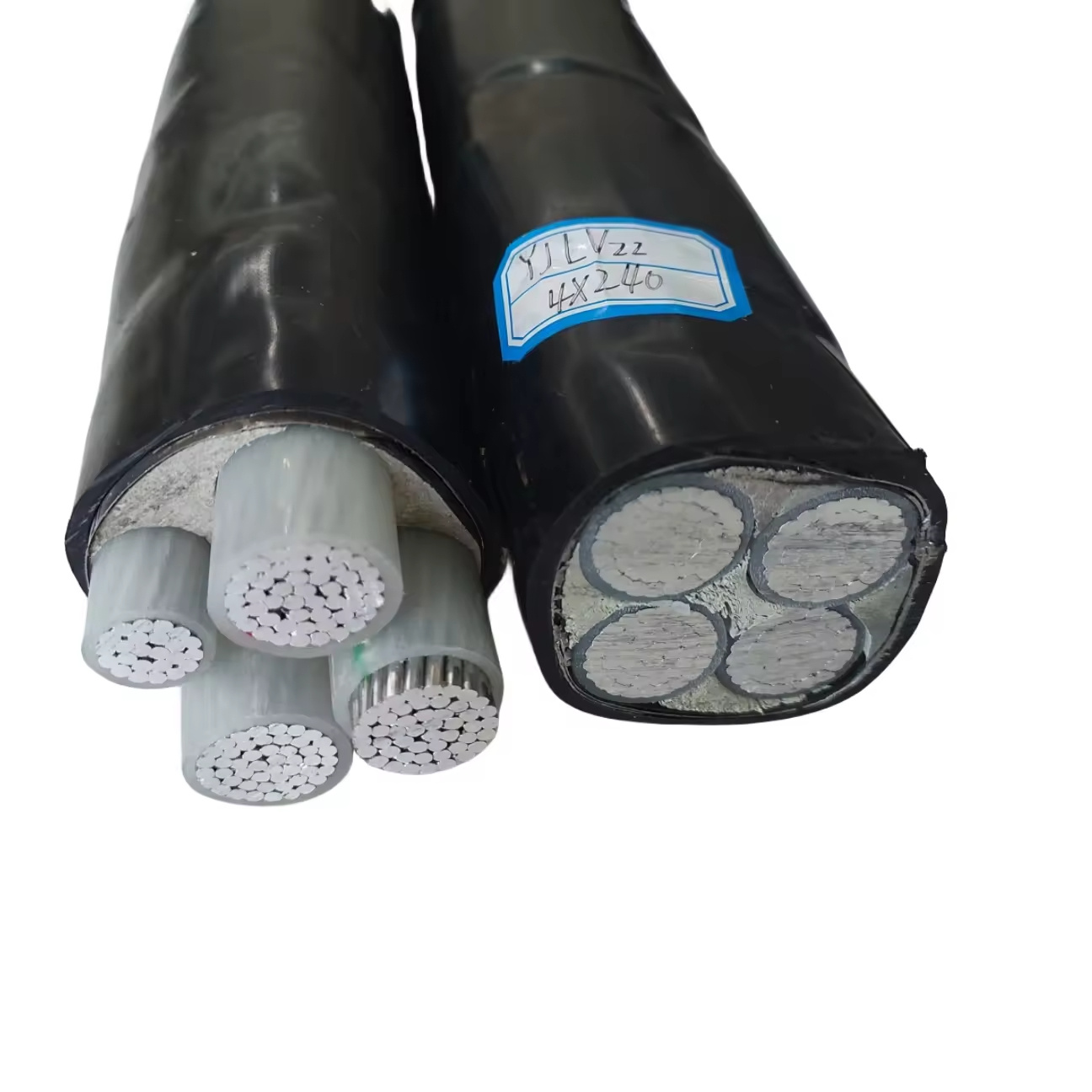 Fabricante de Cable de Aluminio Yjlv 1 Núcleo 1X25mm2 1X35mm2 1X50mm Cable de Poder de Aluminio Reticulado de PVC