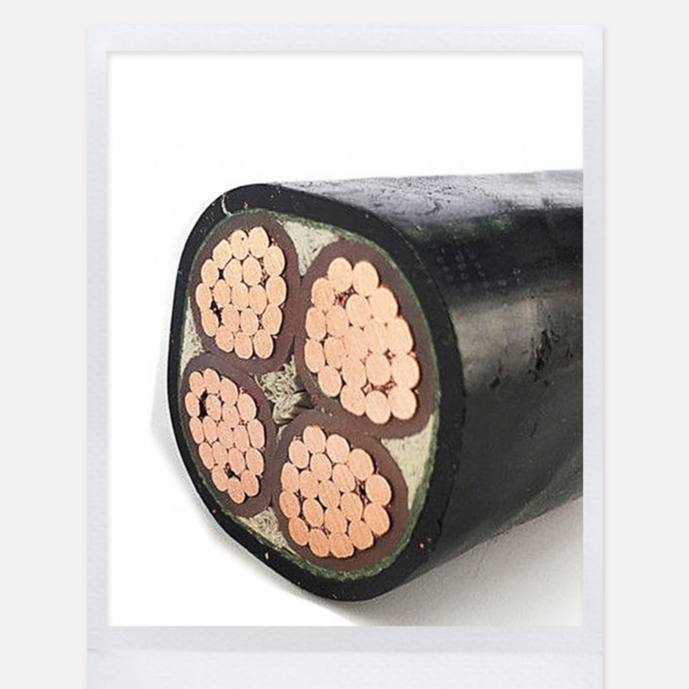 Yjv Copper Conductor 400mm2 Medium Voltage PVC Sheath Power Cable