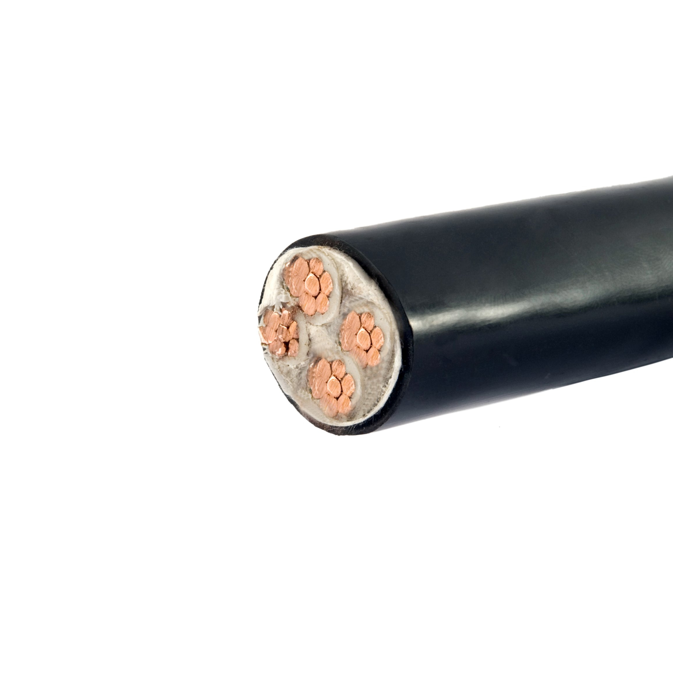 0.6/1kv 4*10mm2 Câble électrique en cuivre avec isolation en PVC et gaine en PVC