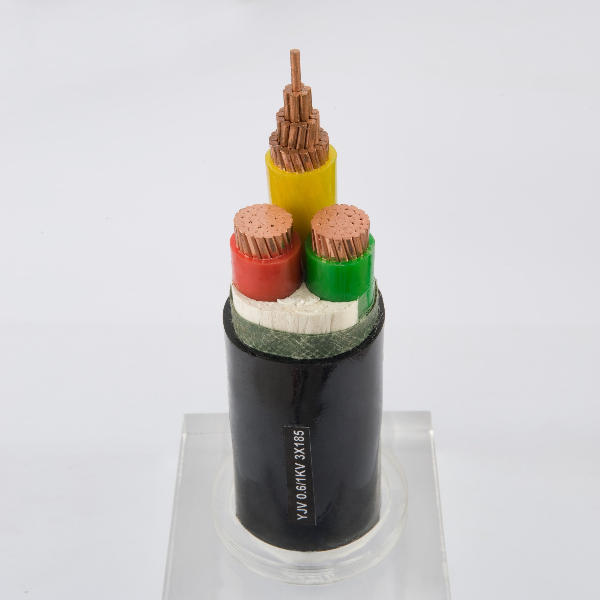 0.6/1kv Câble de puissance à isolation XLPE et gaine en PVC Yjv/Yjlv