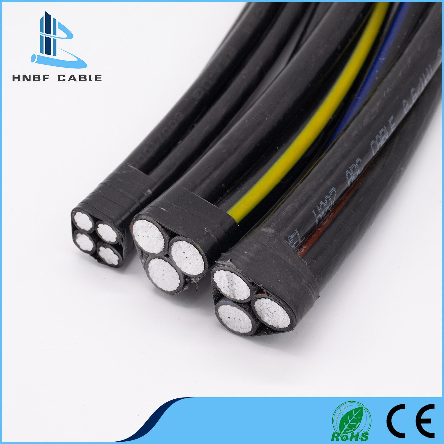 0.6/1kv Duplex Triplex Quadruplex Core Aerial Bundle Overhead Cable