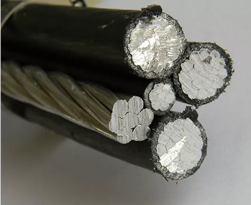 Cable Aéreo de Baja Tensión Agrupado ABC 3X70mm2 1X54.6mm2 1X16mm2 con NF C 33-209