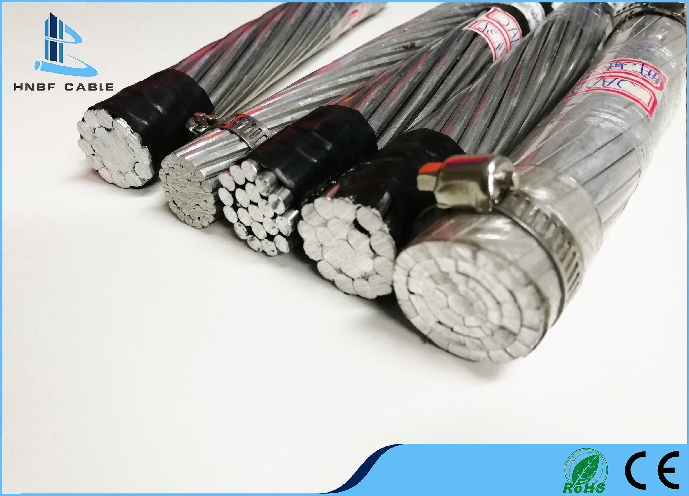 ASTM 6201 AAAC 2AWG Conducteur 33.63sqmm Conducteur nu en faisceau aérien