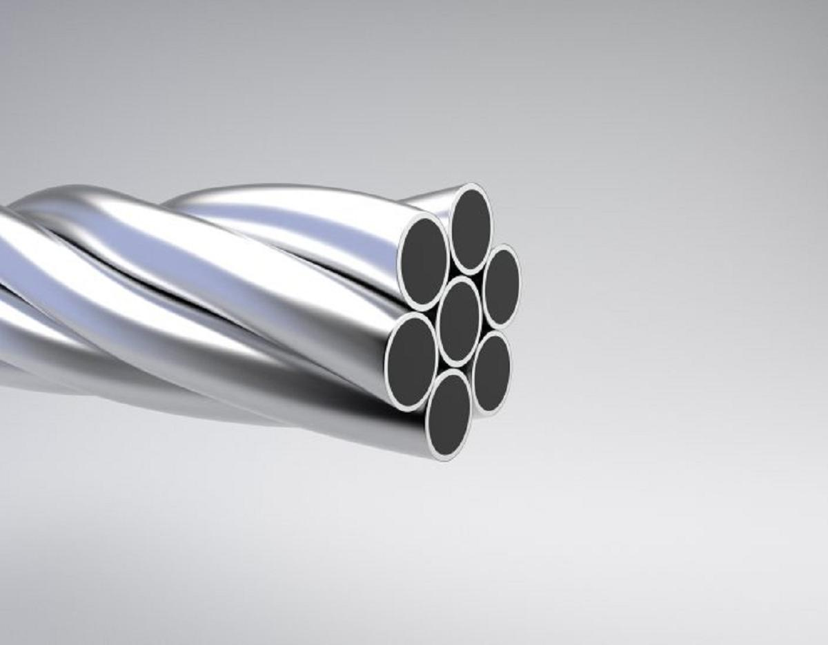 ASTM Standard 4 AWG Aluminum Clad Steel Conductor Acs Overhead Ground Wire