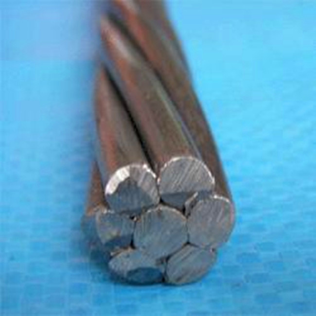Norme ASTM 7/16 pouce Gsw fil d′acier galvanisé en toron