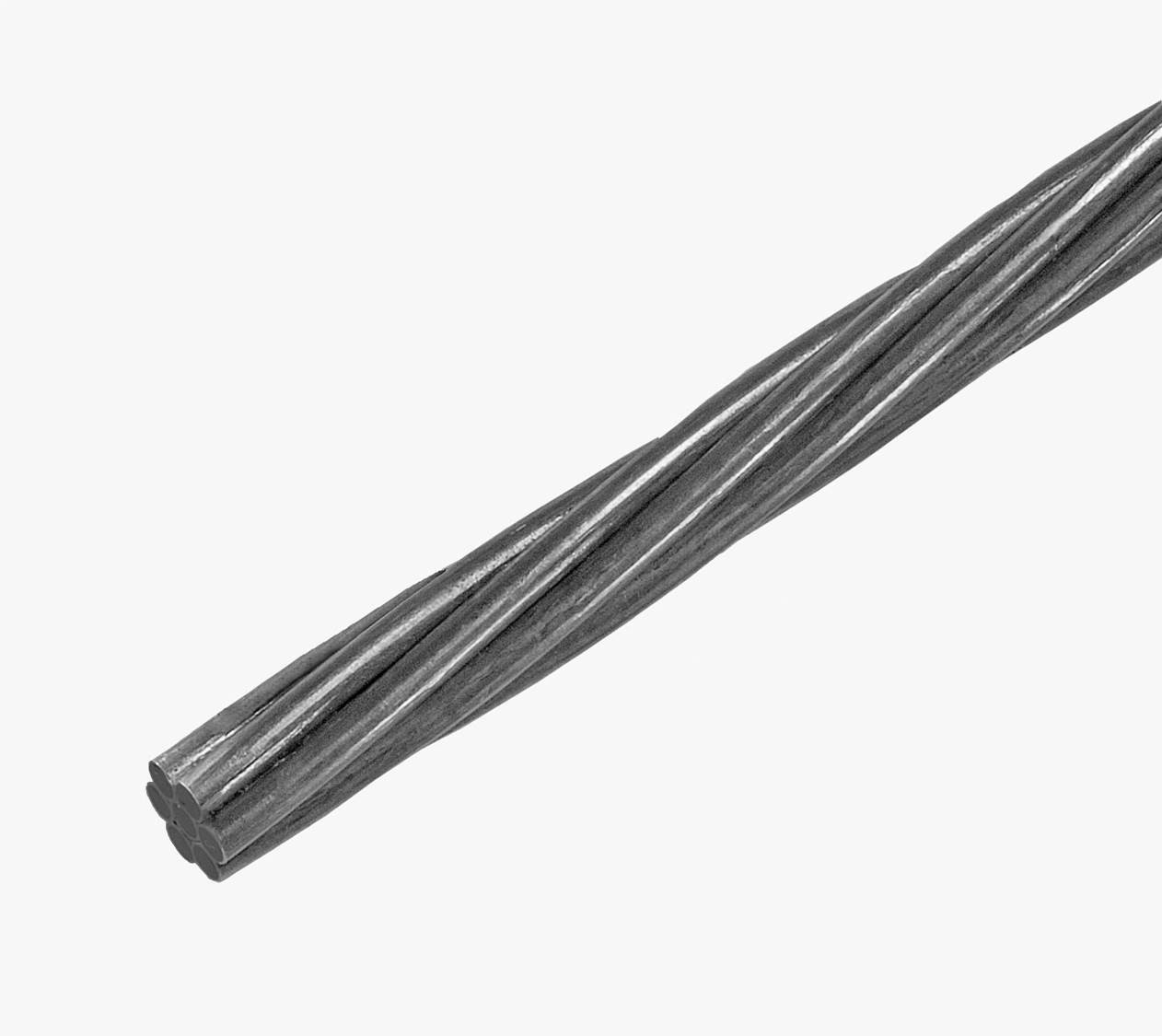Fil de support en acier galvanisé selon la norme ASTM