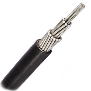 ASTM Standard Quince 1/0 AWG Aluminum AAC Core XLPE/PE Insulated Aerial Cable